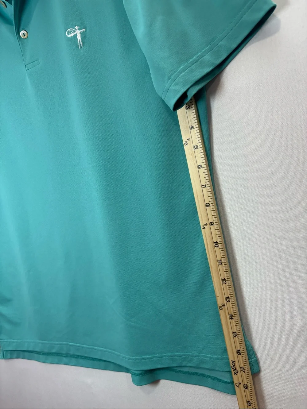Peter Millar Summer Comfort Polo Shirt Men’s Small Turquoise Short Sleeve Golf
